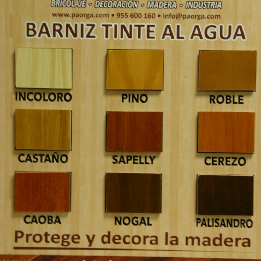 color de barniz